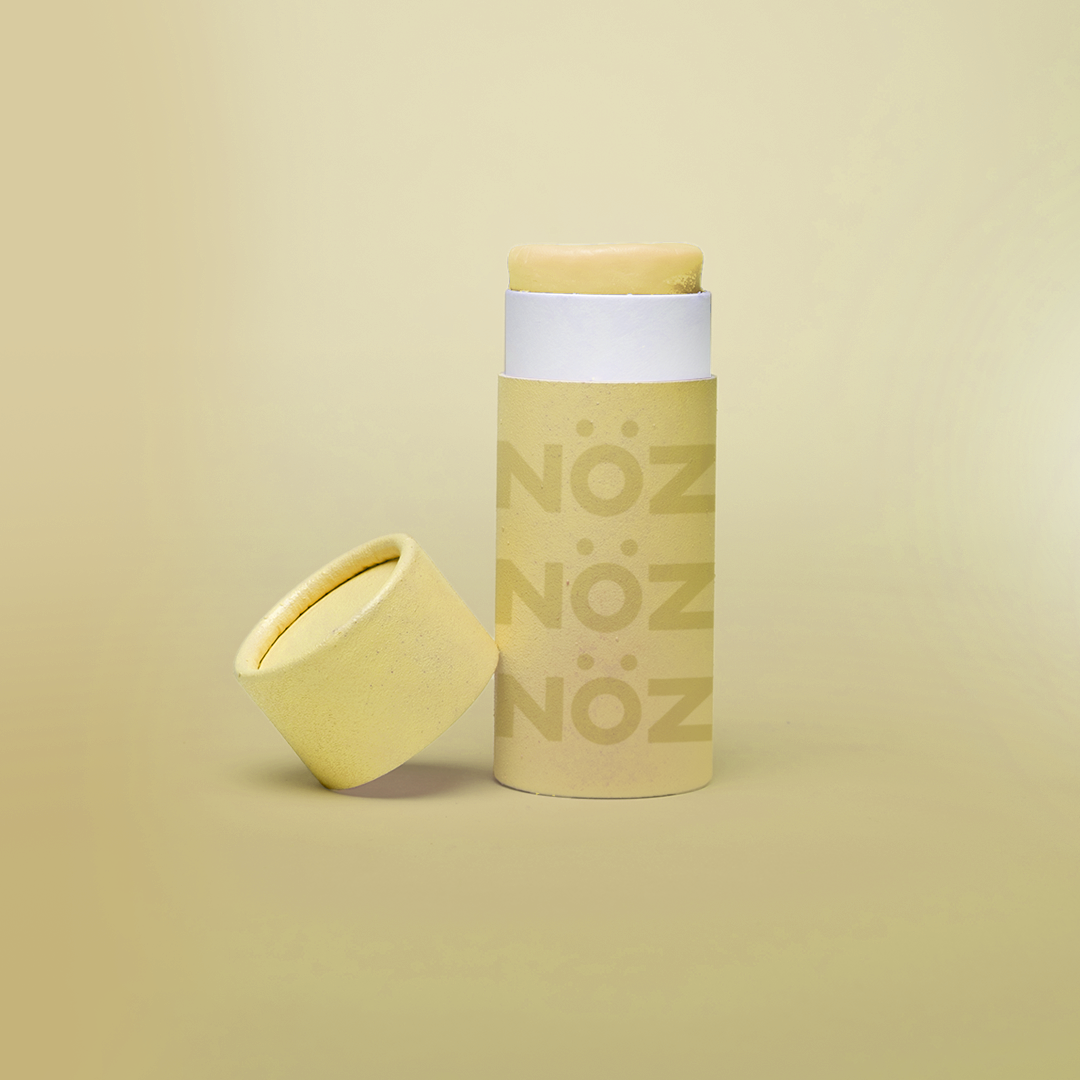 NOZ sunscreen product in color neon yellow
